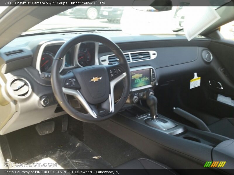 Bright Yellow / Black 2015 Chevrolet Camaro SS/RS Coupe