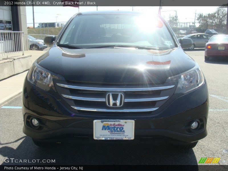 Crystal Black Pearl / Black 2012 Honda CR-V EX 4WD
