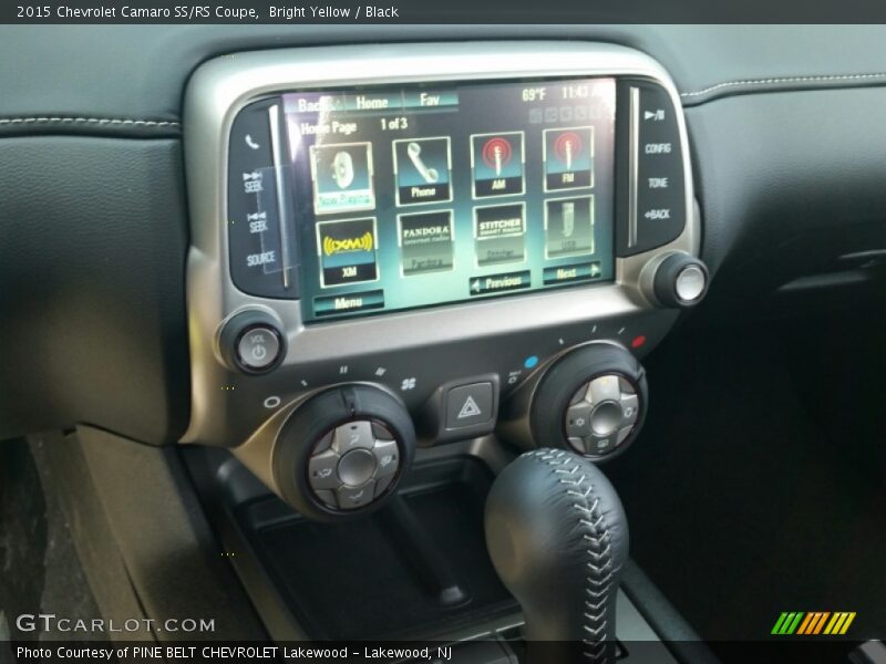 Bright Yellow / Black 2015 Chevrolet Camaro SS/RS Coupe