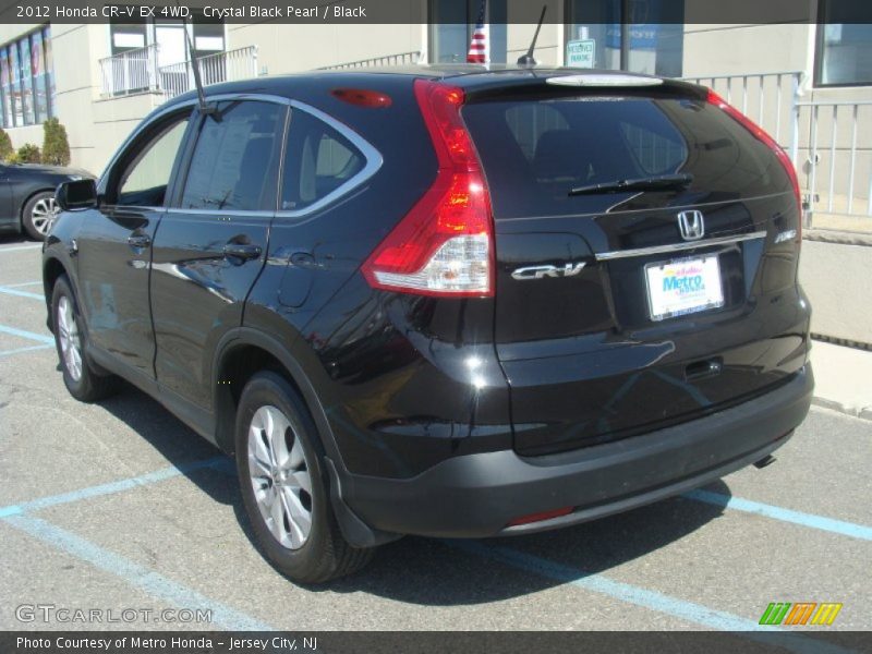 Crystal Black Pearl / Black 2012 Honda CR-V EX 4WD