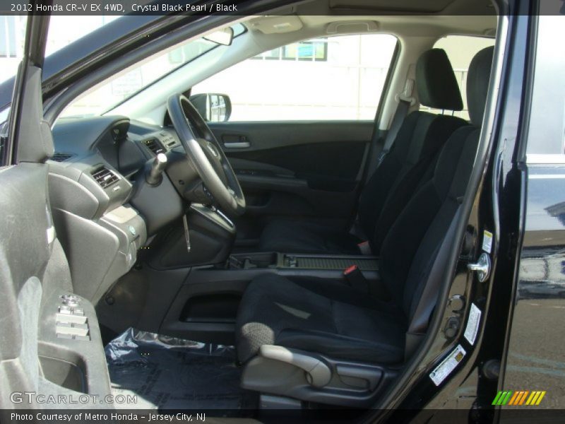 Crystal Black Pearl / Black 2012 Honda CR-V EX 4WD