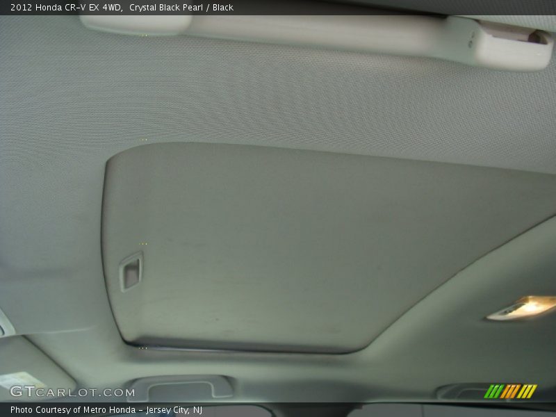 Crystal Black Pearl / Black 2012 Honda CR-V EX 4WD