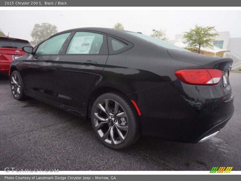 Black / Black 2015 Chrysler 200 S