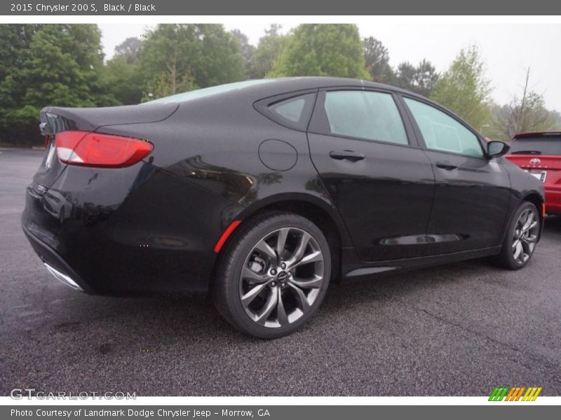 Black / Black 2015 Chrysler 200 S