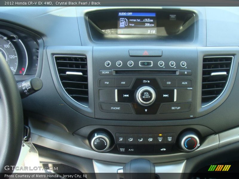 Crystal Black Pearl / Black 2012 Honda CR-V EX 4WD