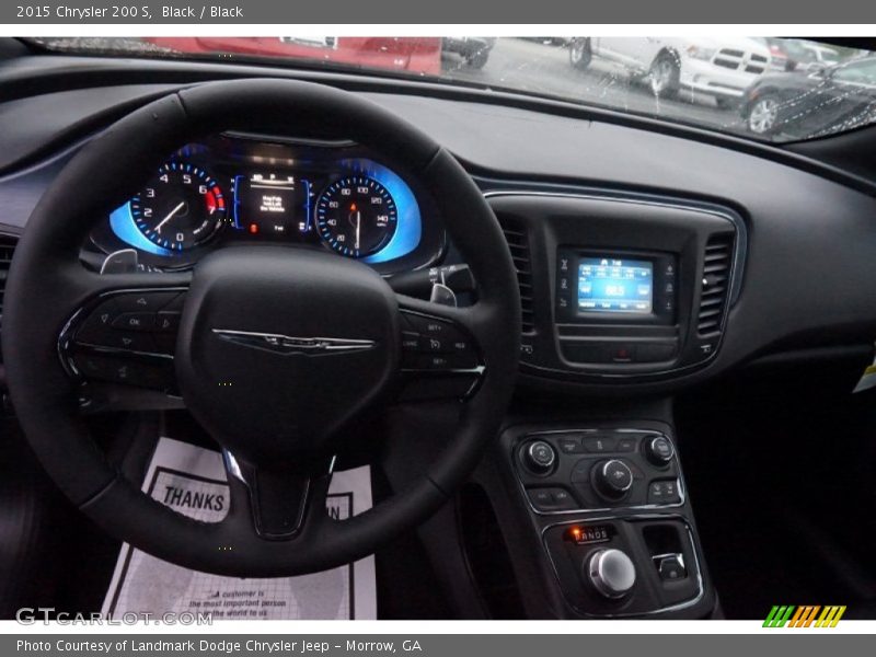 Black / Black 2015 Chrysler 200 S