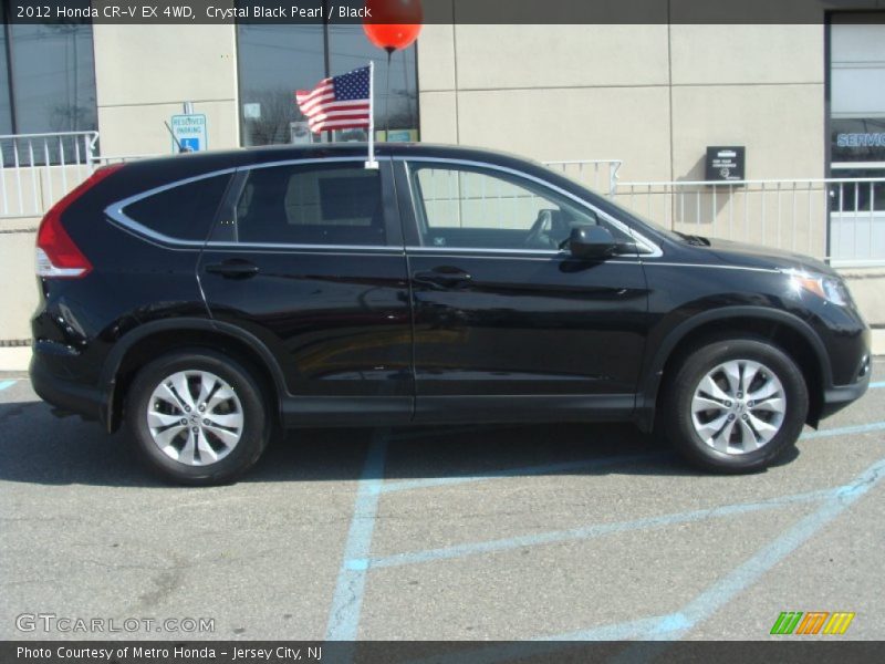 Crystal Black Pearl / Black 2012 Honda CR-V EX 4WD