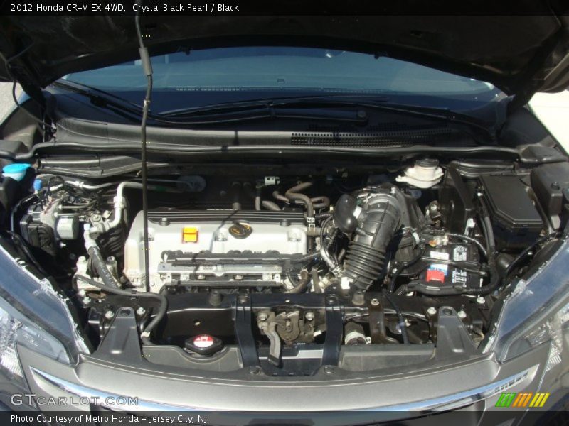Crystal Black Pearl / Black 2012 Honda CR-V EX 4WD