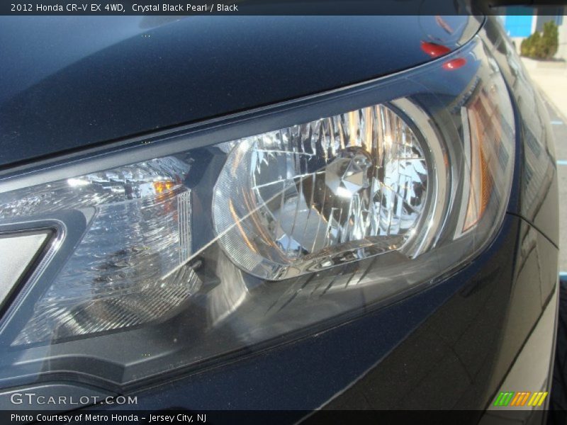 Crystal Black Pearl / Black 2012 Honda CR-V EX 4WD