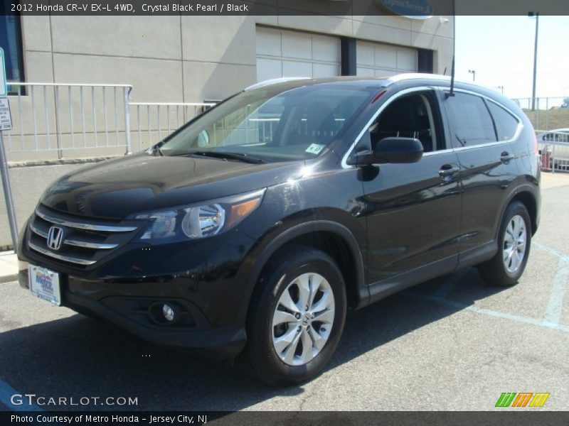 Crystal Black Pearl / Black 2012 Honda CR-V EX-L 4WD