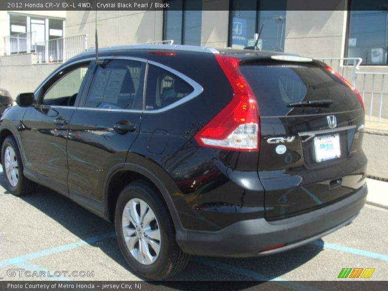 Crystal Black Pearl / Black 2012 Honda CR-V EX-L 4WD
