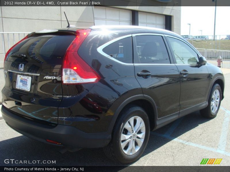 Crystal Black Pearl / Black 2012 Honda CR-V EX-L 4WD