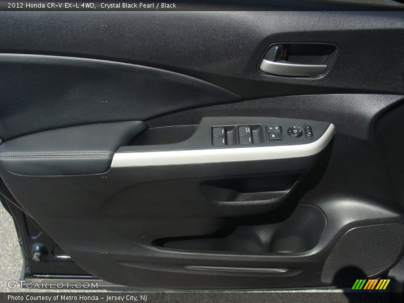Crystal Black Pearl / Black 2012 Honda CR-V EX-L 4WD
