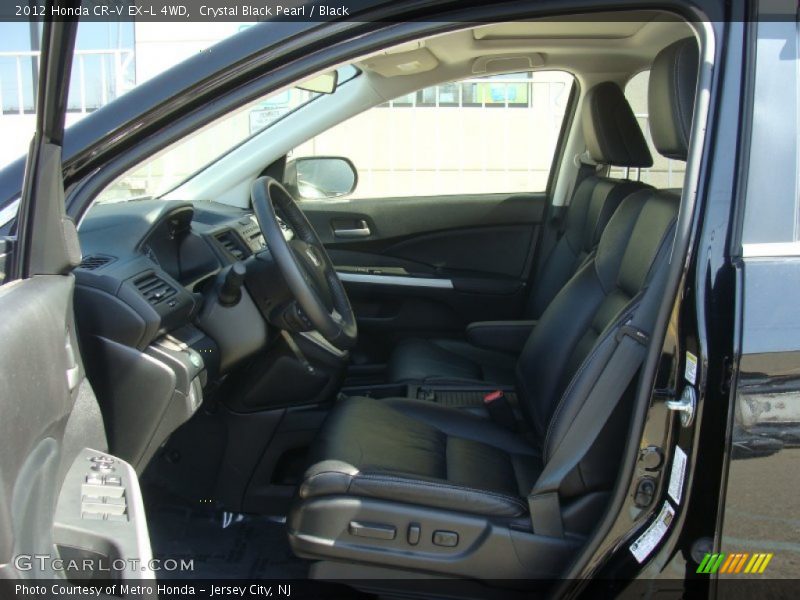 Crystal Black Pearl / Black 2012 Honda CR-V EX-L 4WD
