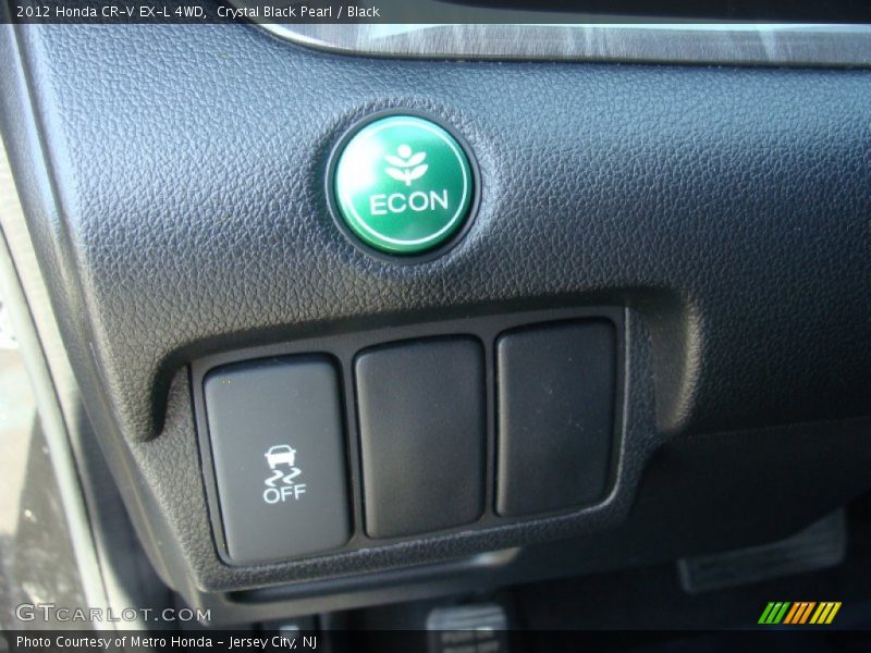 Crystal Black Pearl / Black 2012 Honda CR-V EX-L 4WD