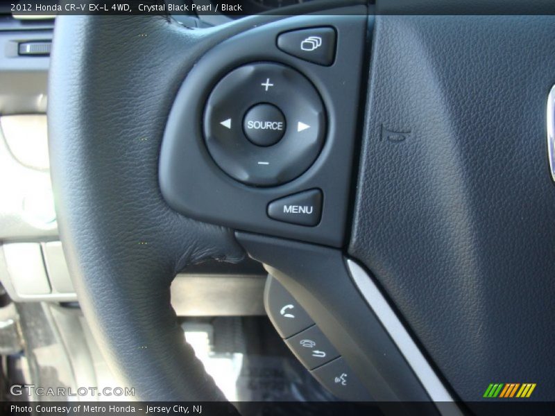 Crystal Black Pearl / Black 2012 Honda CR-V EX-L 4WD