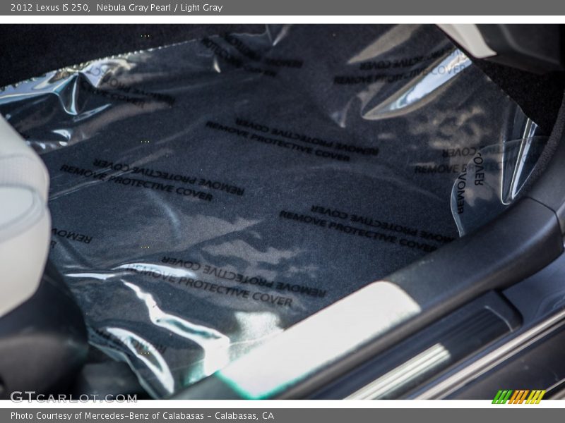 Nebula Gray Pearl / Light Gray 2012 Lexus IS 250