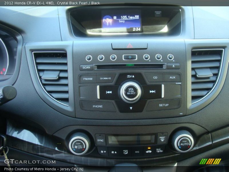 Crystal Black Pearl / Black 2012 Honda CR-V EX-L 4WD