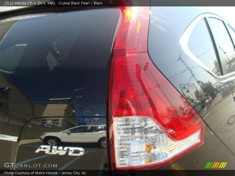 Crystal Black Pearl / Black 2012 Honda CR-V EX-L 4WD