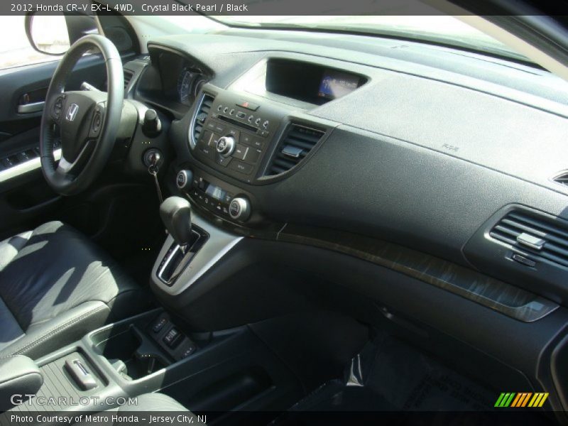 Crystal Black Pearl / Black 2012 Honda CR-V EX-L 4WD