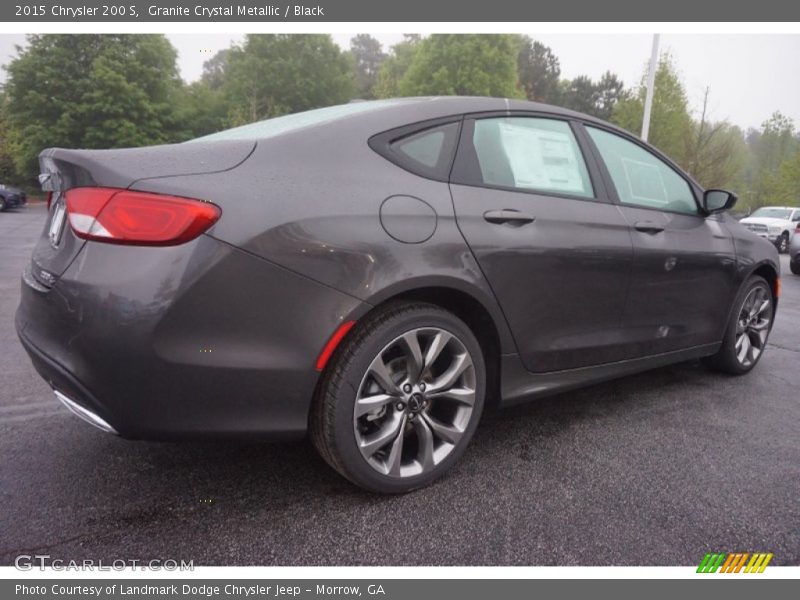 Granite Crystal Metallic / Black 2015 Chrysler 200 S