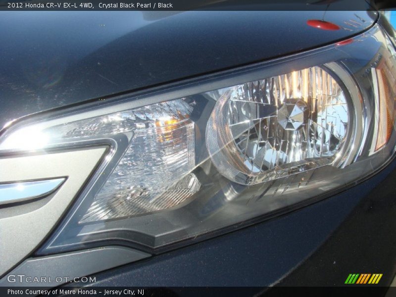 Crystal Black Pearl / Black 2012 Honda CR-V EX-L 4WD