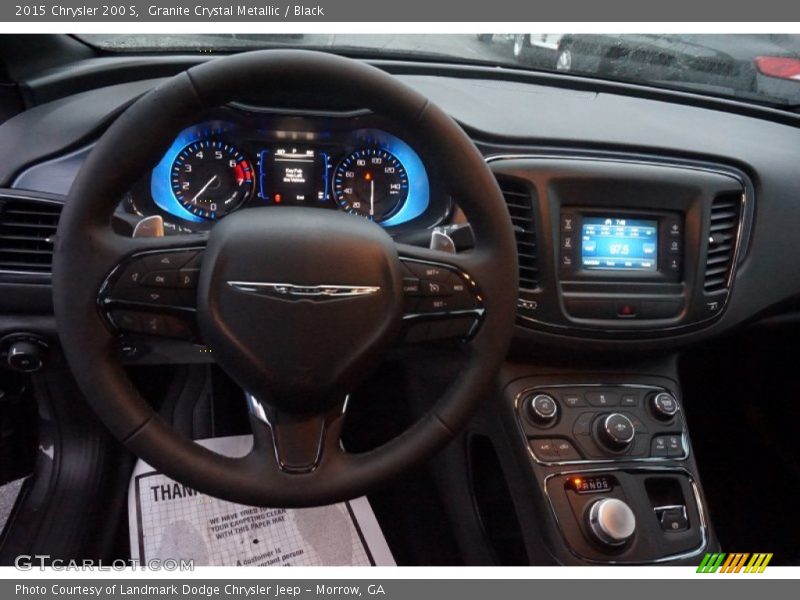 Granite Crystal Metallic / Black 2015 Chrysler 200 S