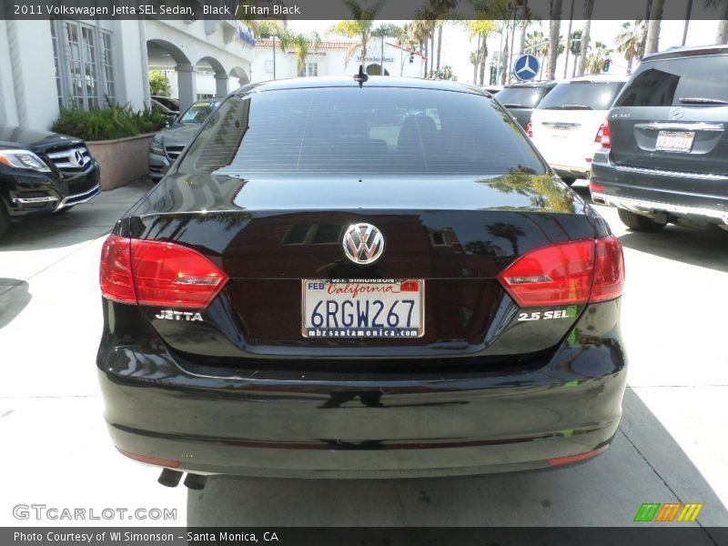 Black / Titan Black 2011 Volkswagen Jetta SEL Sedan