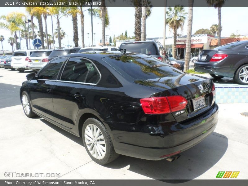 Black / Titan Black 2011 Volkswagen Jetta SEL Sedan
