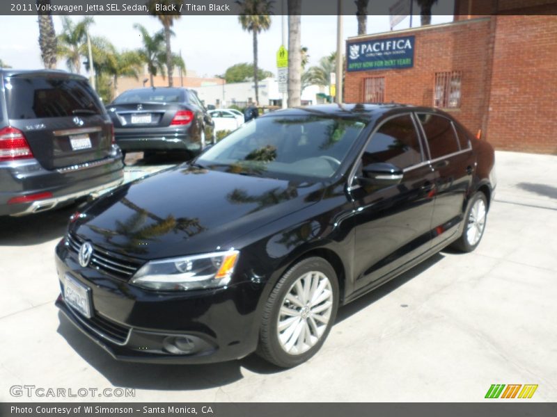 Black / Titan Black 2011 Volkswagen Jetta SEL Sedan