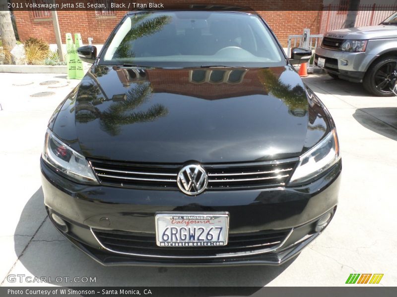 Black / Titan Black 2011 Volkswagen Jetta SEL Sedan