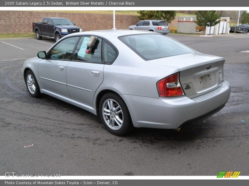Brilliant Silver Metallic / Charcoal Black 2005 Subaru Legacy 2.5i Sedan