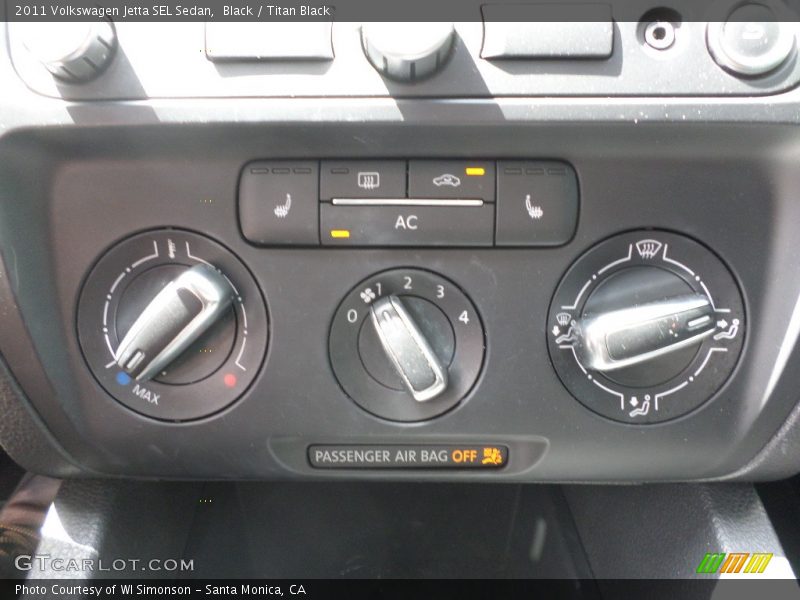 Black / Titan Black 2011 Volkswagen Jetta SEL Sedan
