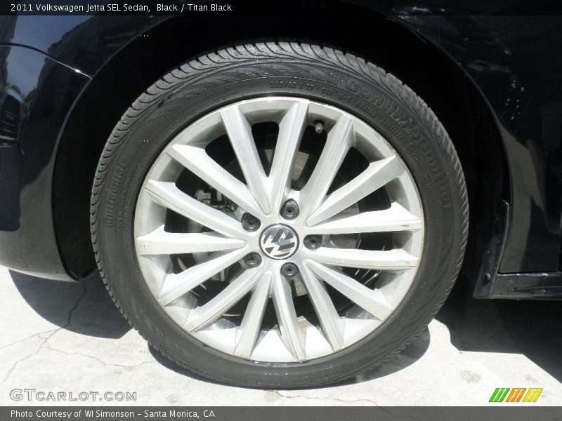 Black / Titan Black 2011 Volkswagen Jetta SEL Sedan