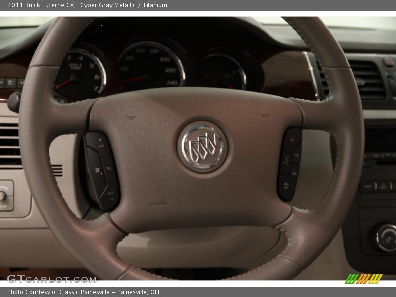 Cyber Gray Metallic / Titanium 2011 Buick Lucerne CX