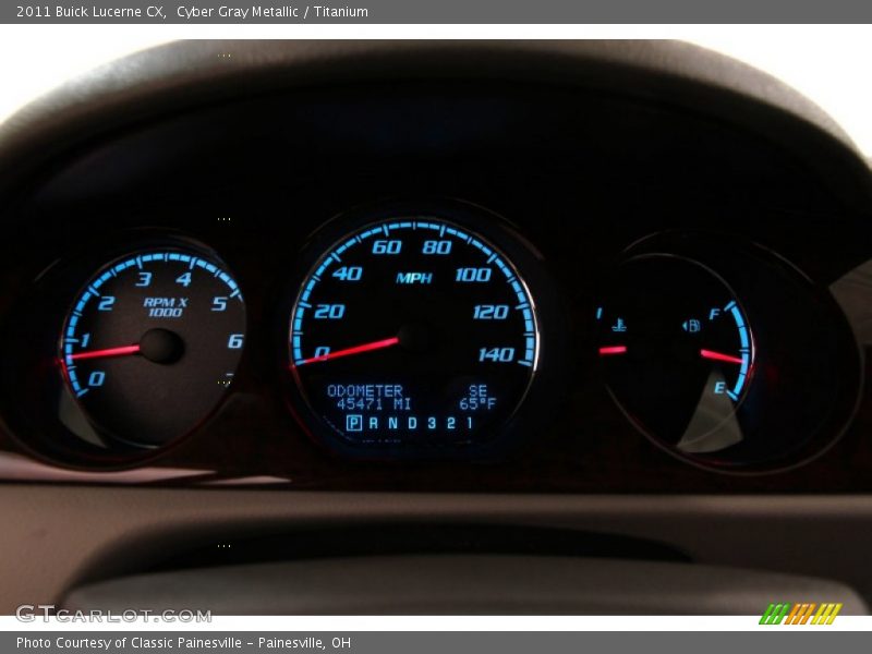 Cyber Gray Metallic / Titanium 2011 Buick Lucerne CX