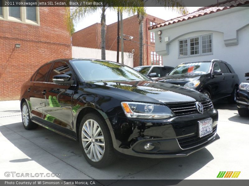 Black / Titan Black 2011 Volkswagen Jetta SEL Sedan