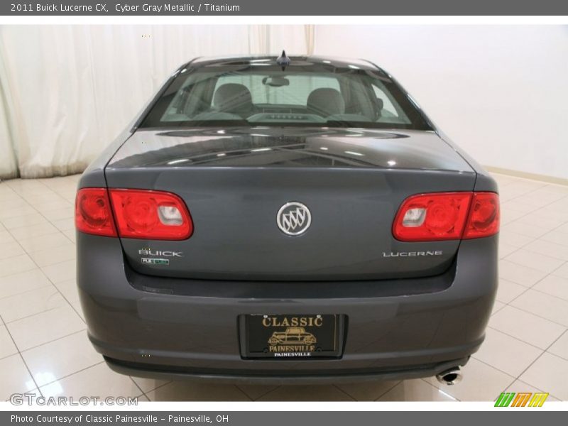 Cyber Gray Metallic / Titanium 2011 Buick Lucerne CX