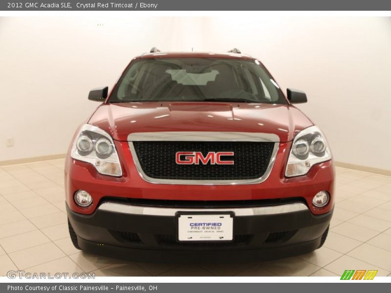 Crystal Red Tintcoat / Ebony 2012 GMC Acadia SLE