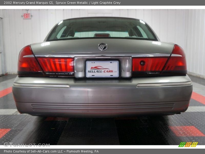 Spruce Green Metallic / Light Graphite Grey 2002 Mercury Grand Marquis GS