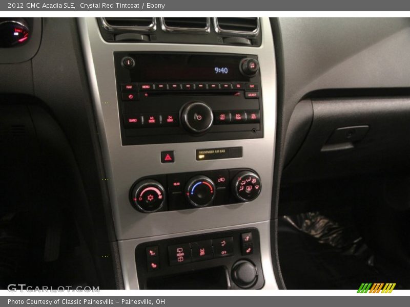Crystal Red Tintcoat / Ebony 2012 GMC Acadia SLE