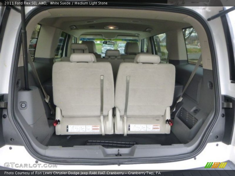 White Suede / Medium Light Stone 2011 Ford Flex SEL AWD
