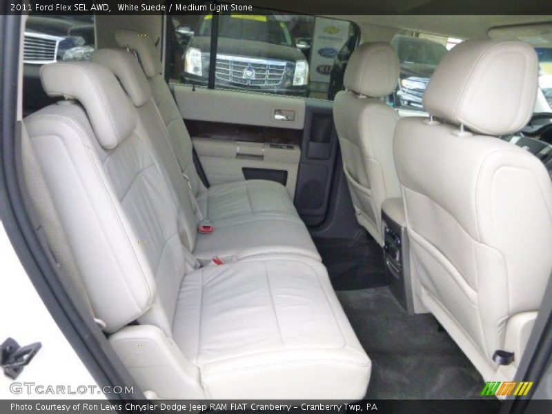 White Suede / Medium Light Stone 2011 Ford Flex SEL AWD