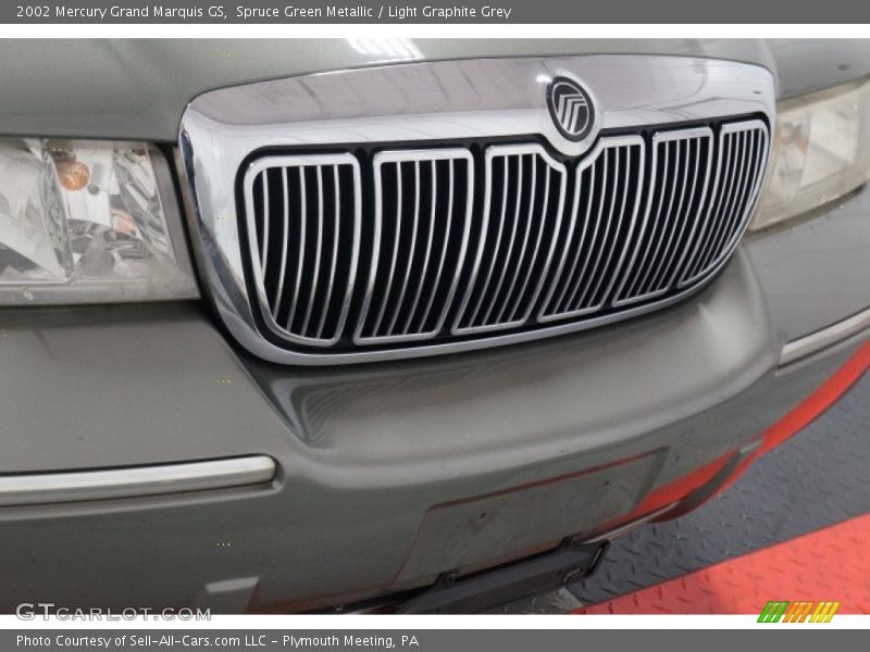 Spruce Green Metallic / Light Graphite Grey 2002 Mercury Grand Marquis GS