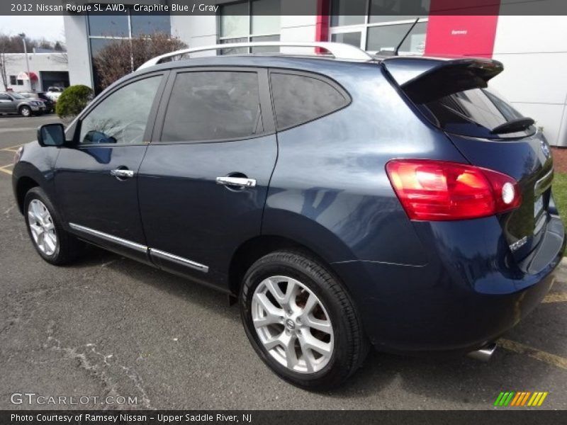 Graphite Blue / Gray 2012 Nissan Rogue SL AWD