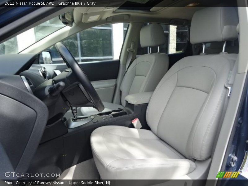Graphite Blue / Gray 2012 Nissan Rogue SL AWD