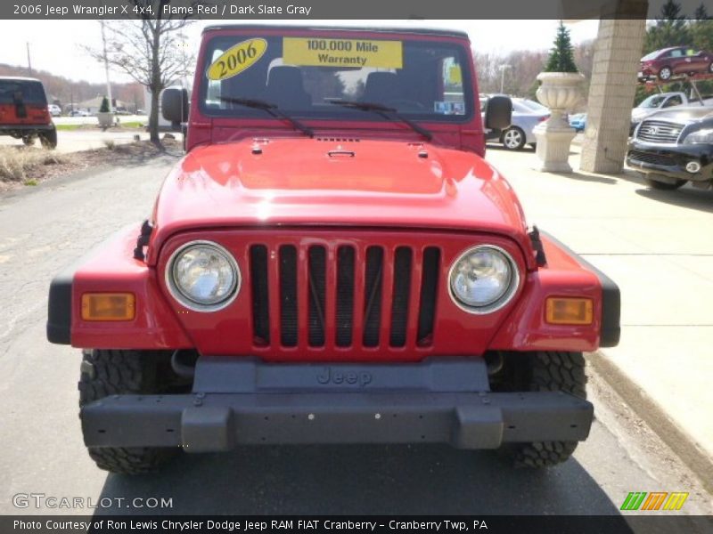 Flame Red / Dark Slate Gray 2006 Jeep Wrangler X 4x4