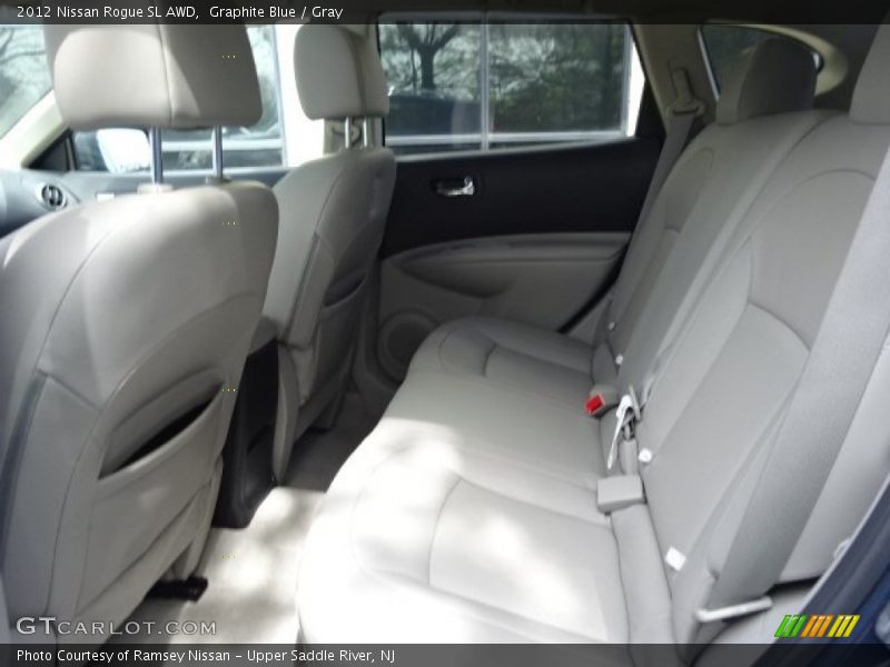 Graphite Blue / Gray 2012 Nissan Rogue SL AWD