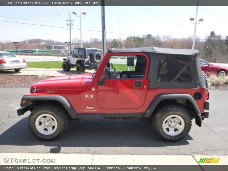 Flame Red / Dark Slate Gray 2006 Jeep Wrangler X 4x4