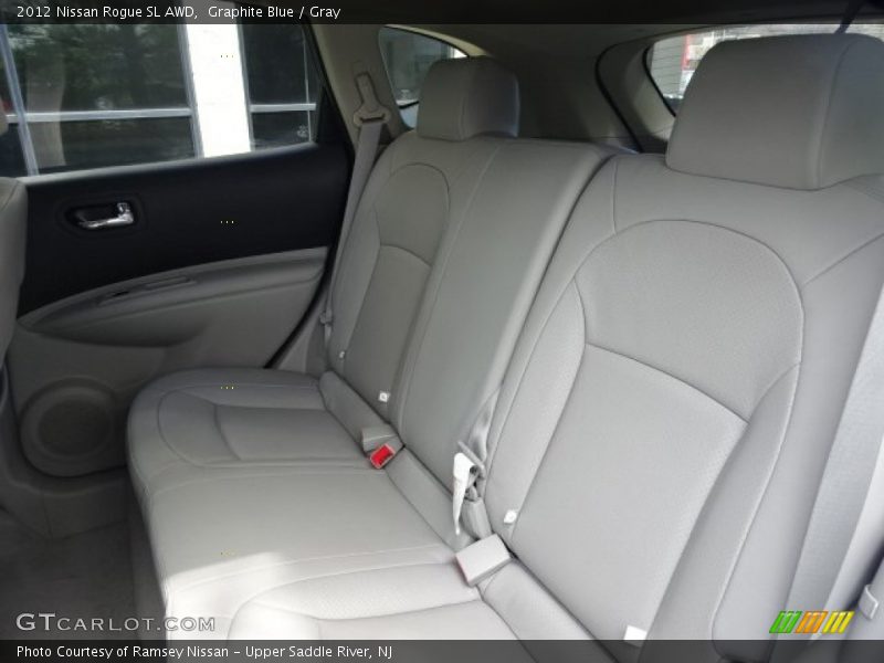 Graphite Blue / Gray 2012 Nissan Rogue SL AWD